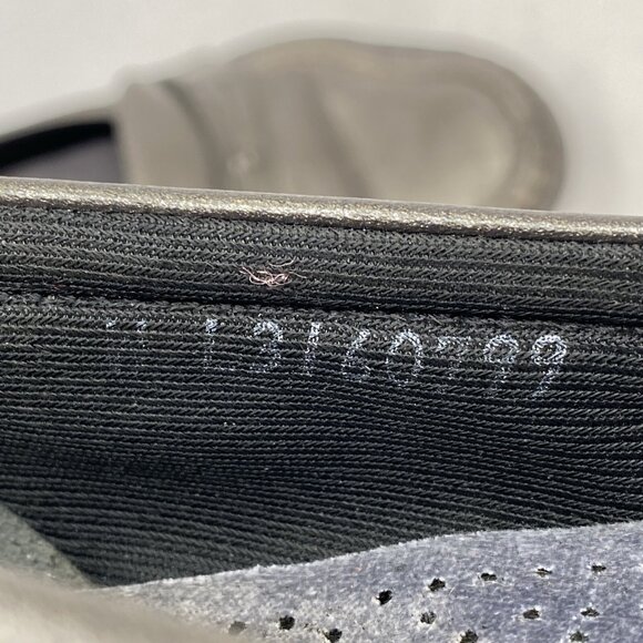 SAS Shoe Women 8.5 Easier Gray Leather Dress Loafer Tripad Comfort Moccasin Heel - Picture 10 of 11